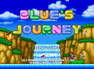 Blue's Journey screenshot 3 for Neo Geo CD